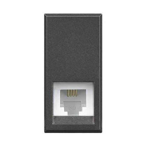 Prese Telefoniche RJ11 Bticino Living Light - Compatibile, Nero, 1 Modulo - Foto 9