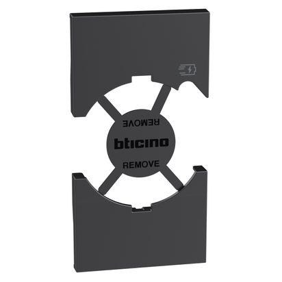 Cover Bticino Livign Now - Coprivolo Con Simbolo Chiave, Illuminabile, Colore Nero - Foto 7