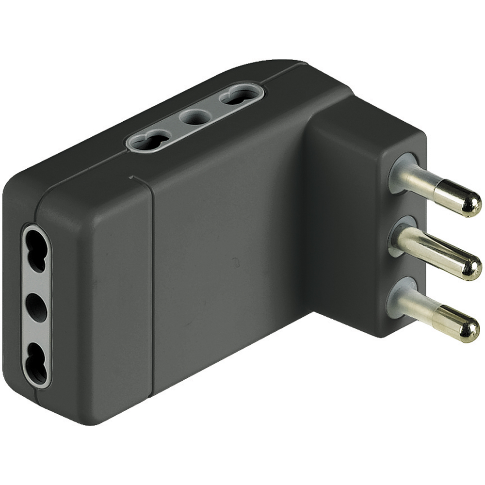 Legrand 069553 - Presa 2P+T con chiave Prog Plexo grigia modulare - 16A