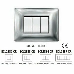 Embellecedor Mylife Para Electrocanales - 4 Módulos, Color Oro, Para Instalaciones Eléctricas Empotradas