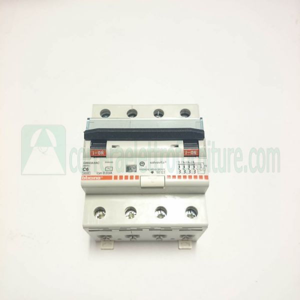 BTicino G43A32 30mA + Magnetotermico C10 Quadripolare Ricondizionato Testato - Foto 2
