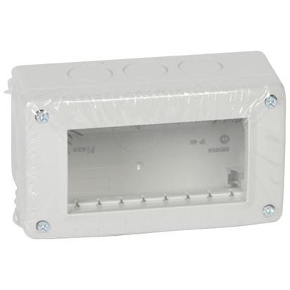 Legrand 782374 Forix - Presa Da Parete IP44 Per Ambienti Umidi Con Protezione Bambini E Coperchio, 2 Poli + Terra, 16A 250V, Colore Grigio